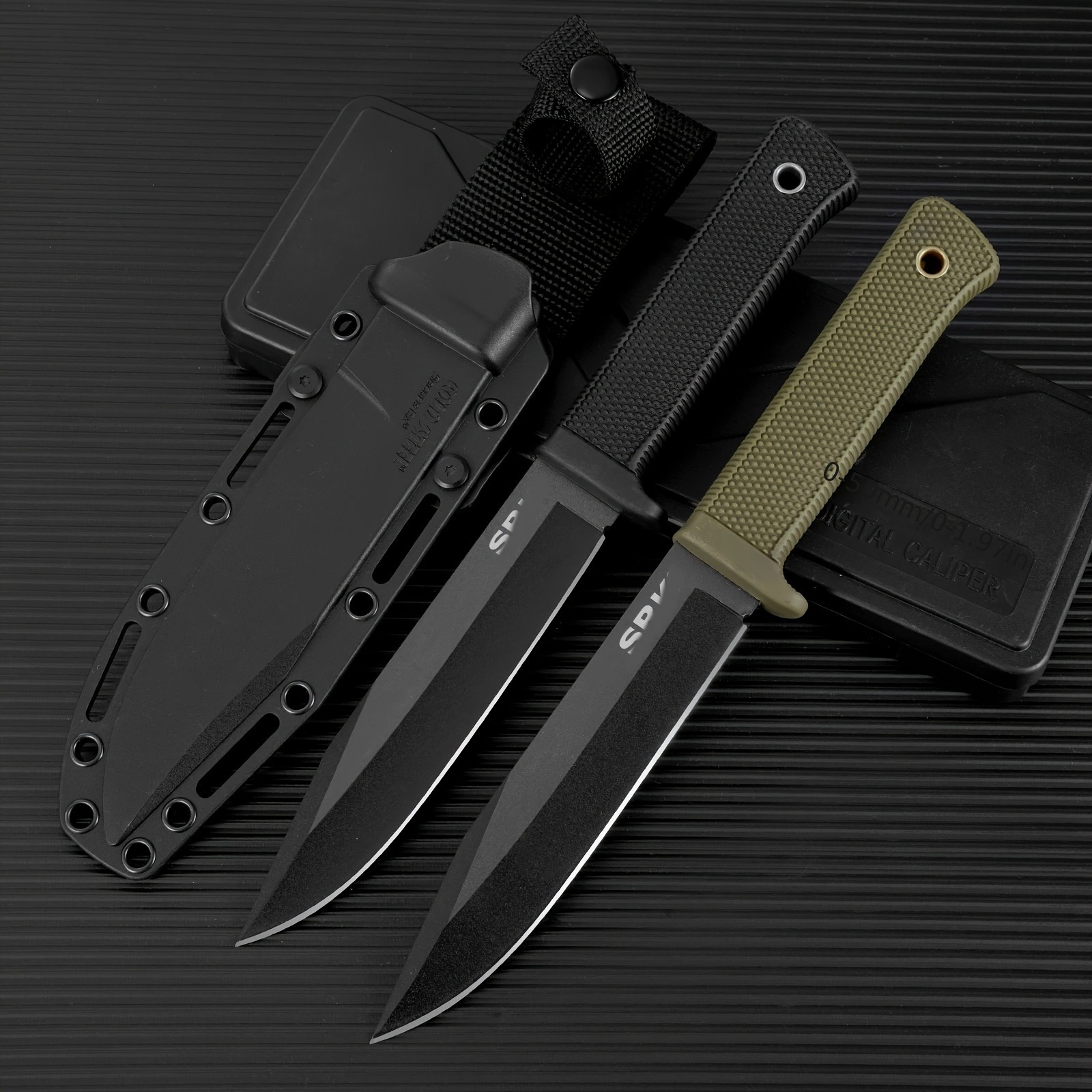Hunting Outdoor Edge Knives - سكين تخييم جديد ذو نصل ثابت