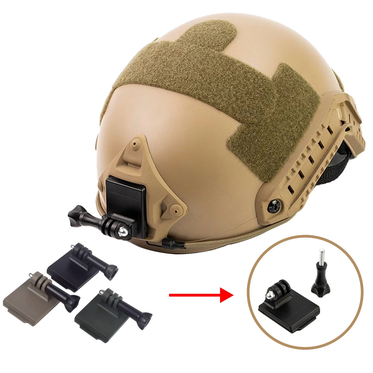 Hunting Outdoor Camera - خوذة تكتيكية سريعة NVG محول خوذة