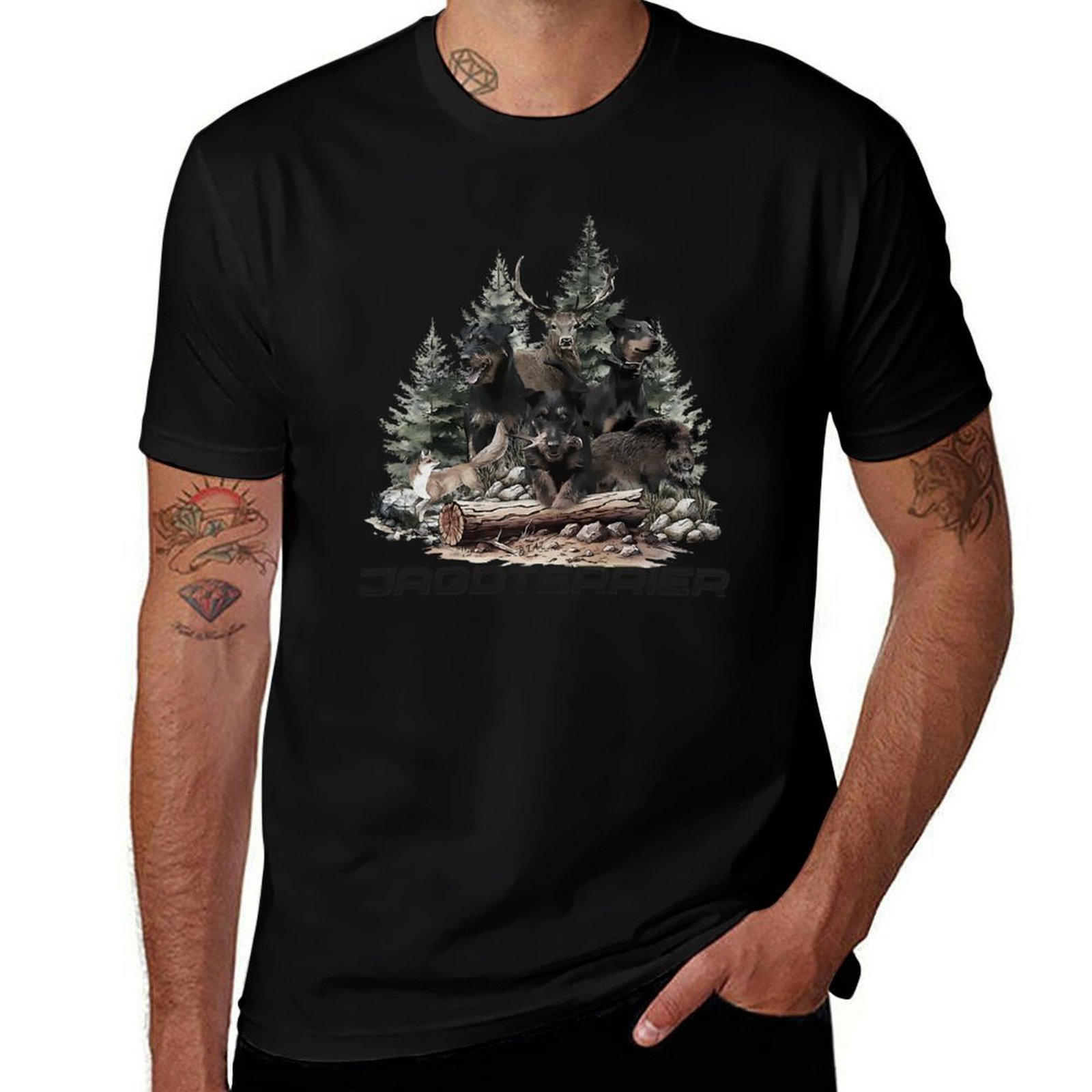 Wildman Hunting & Outdoor Price List - تي شيرت German Hunting Terrier هو