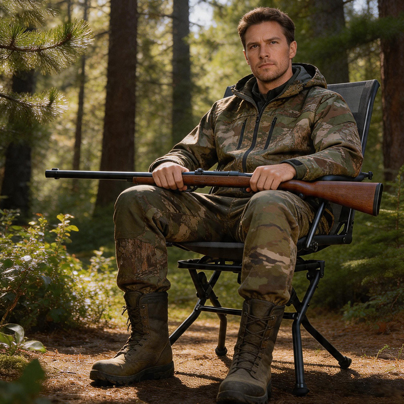 كرسي صيد قابل للطي وقابل للحمل - مراجعة Outdoor Hunting Chair وسعره