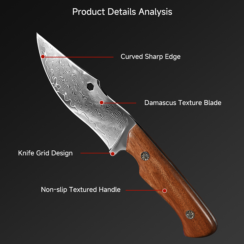 دمشق سكينة للاستعمال الخارجي م - مراجعة Hunting Outdoor Edge Knives وسعره
