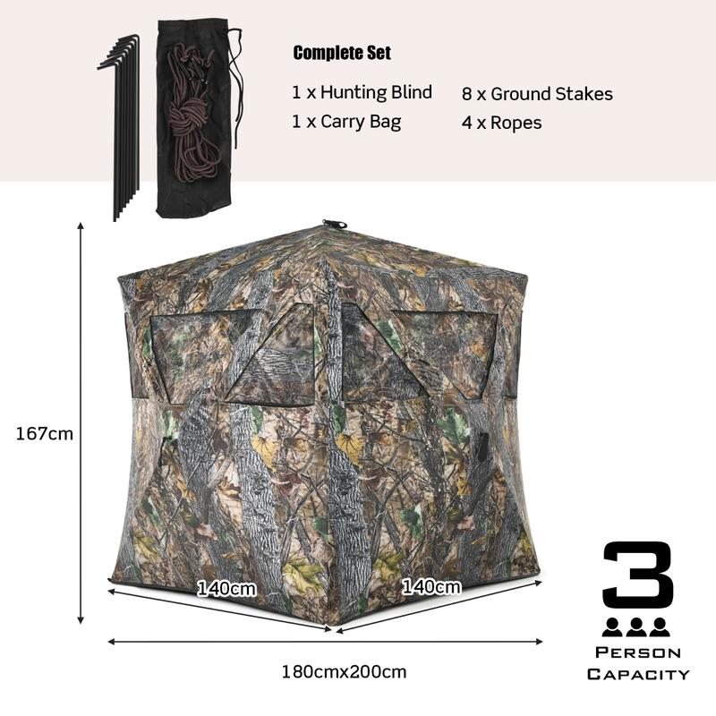 خيمة صيد محمولة مع أوتاد أرضية - مراجعة Hunting & Outdoor Supplies Vanderbijlpark Photos وسعره