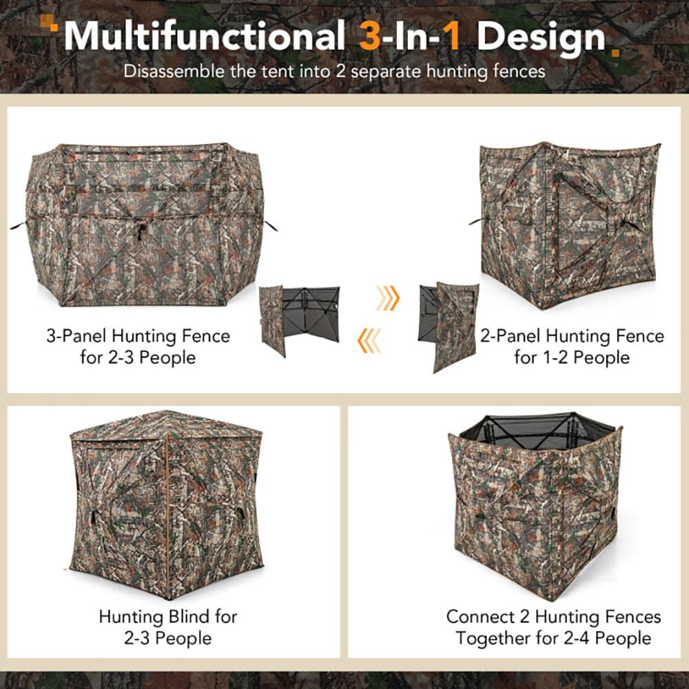 خيمة صيد قابلة للفصل 5 في 1، ت - مراجعة Hunting & Outdoor Supplies Vanderbijlpark Photos وسعره