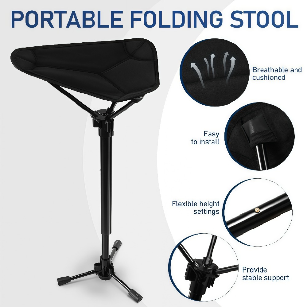 كرسي محمول قابل للطي بثلاثة مس - مراجعة Outdoor Hunting Chair وسعره