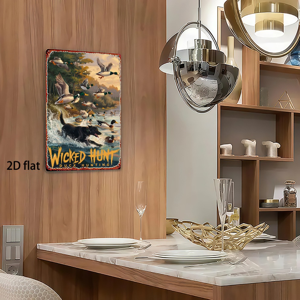 لوحة جدارية معدنية مسطحة ثنائي - مراجعة Wildman Hunting & Outdoor Price List وسعره