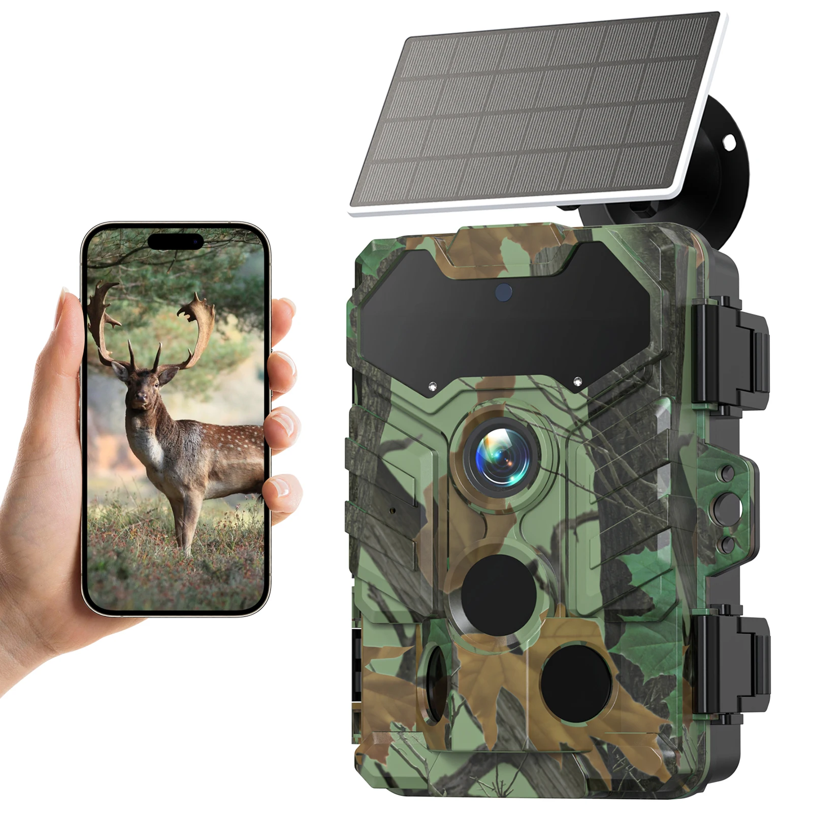 كاميرا تعمل بالطاقة الشمسية في - مراجعة Outdoor Hunting Camera Wifi وسعره
