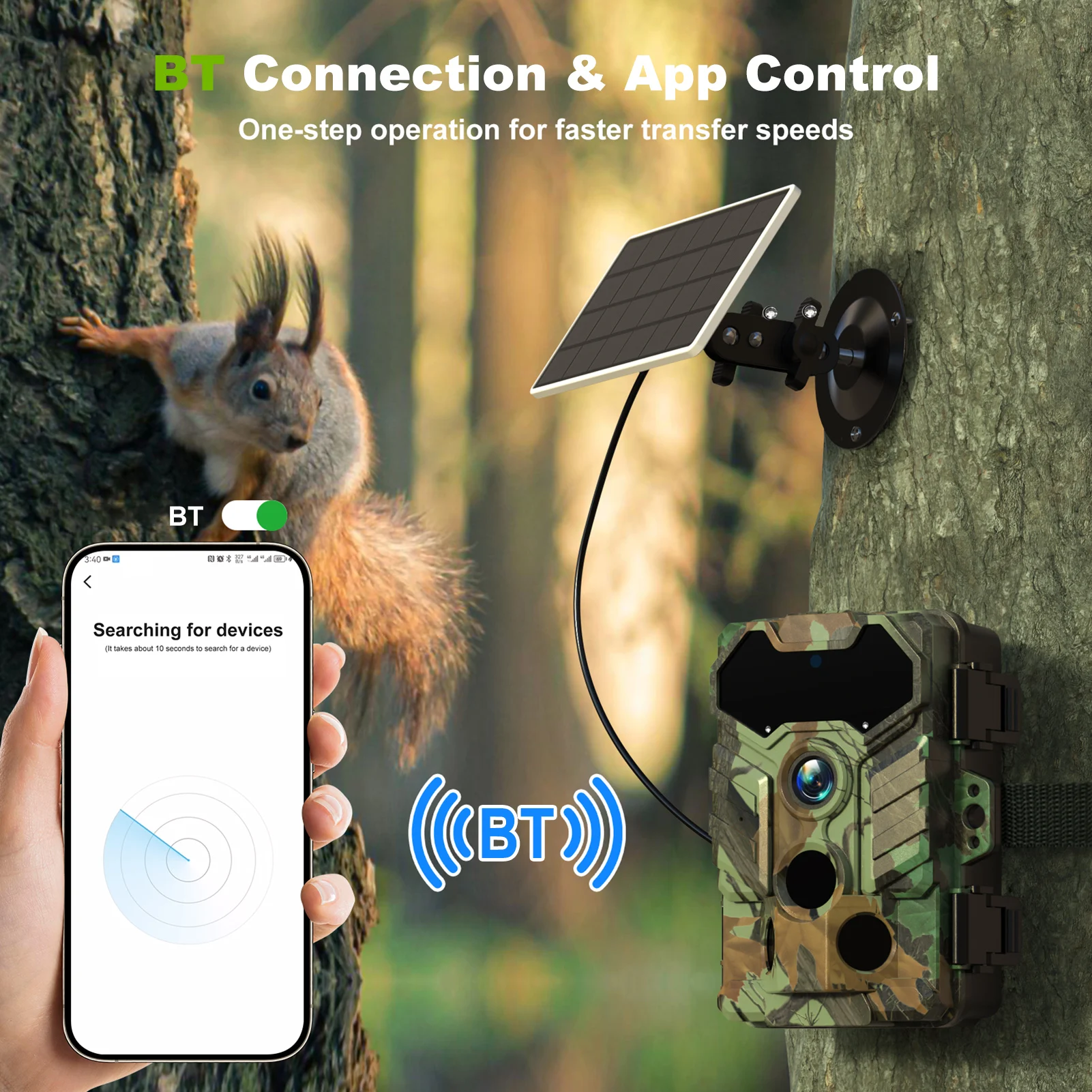 كاميرا تعمل بالطاقة الشمسية في - مراجعة Outdoor Hunting Camera Wifi وسعره