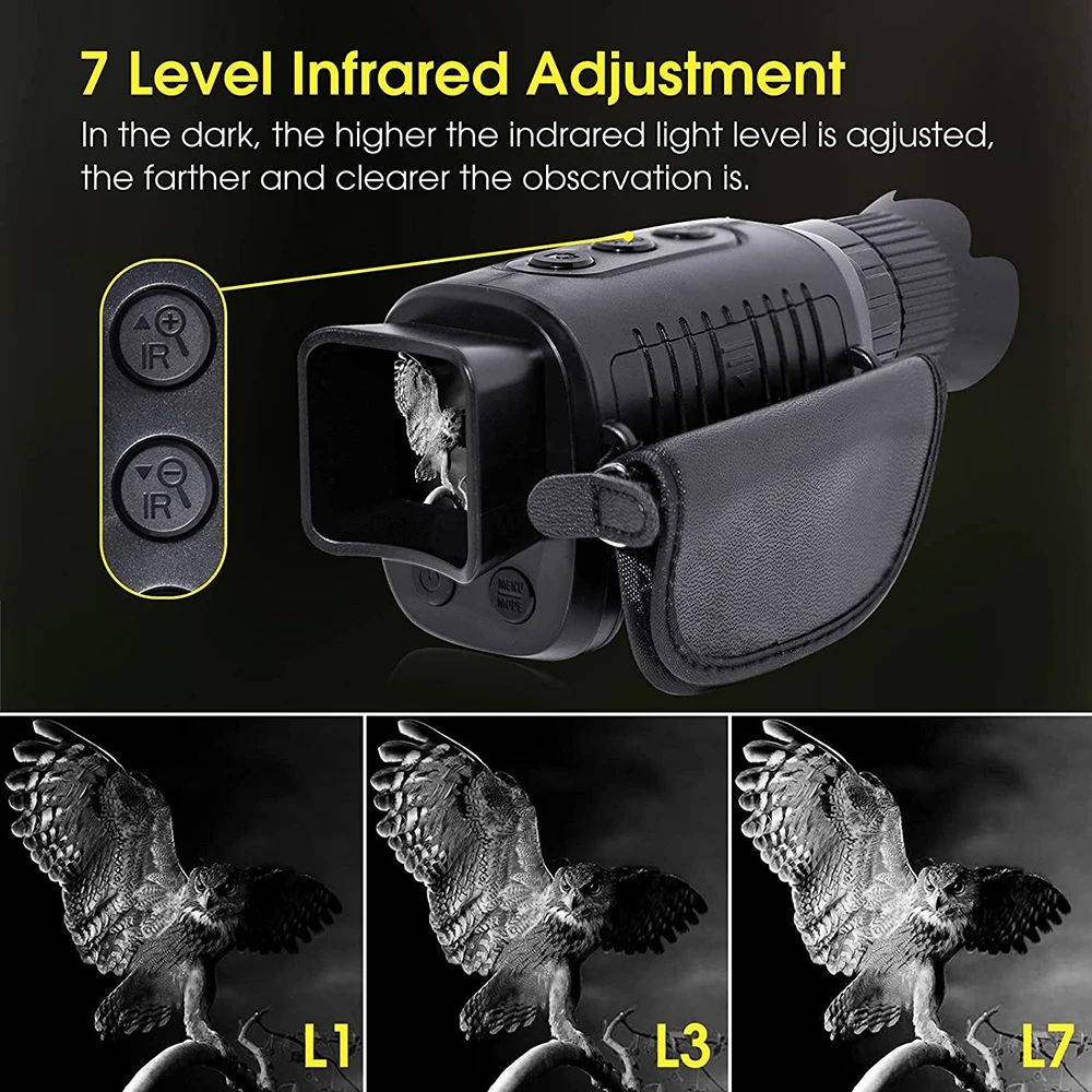 جهاز رؤية ليلية أحادي العينين  - مراجعة Hunting Outdoor Camera وسعره
