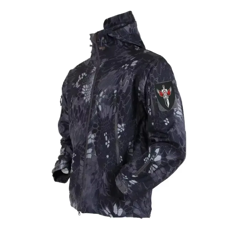 5XL 6XL CP غلاف ناعم مموه، منا - مراجعة Hunting Outdoor Jacket وسعره