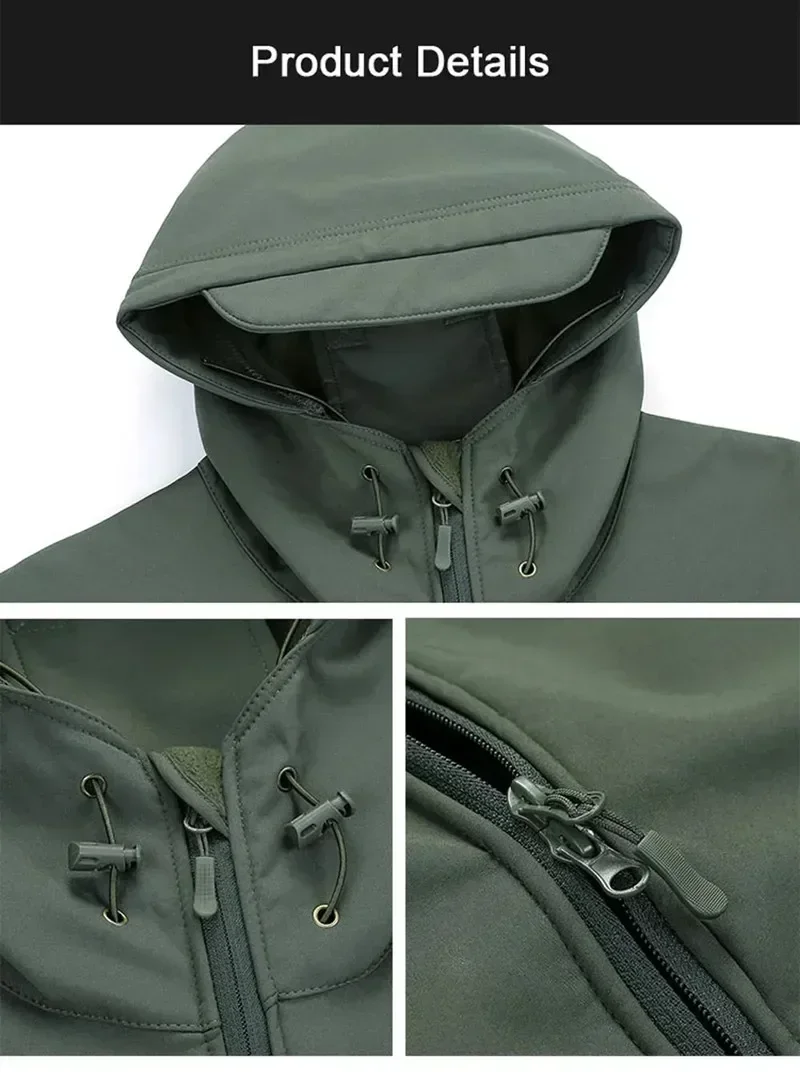 5XL 6XL CP غلاف ناعم مموه، منا - مراجعة Hunting Outdoor Jacket وسعره